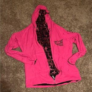 Cowgirl, tuff, reversible sweatshirt, tag missing XL or XXL